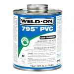 PVC Cement #795 1 pint Clear IPS