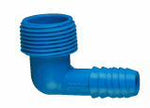 3/4" MPT x 1/2" Barb Funny Pipe Elbow