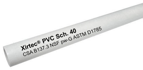 1-1/4"X20' PVC S40 NON CSA PIPE