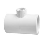 1" x 1" x 1/2" Reducing Tee, Slip x Slip x FPT, PVC Schedule 40
