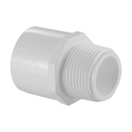 1 1/4" Male Adapter, MPT x Slip, PVC Schedule 40